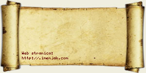 Jana Čobanov vizit kartica